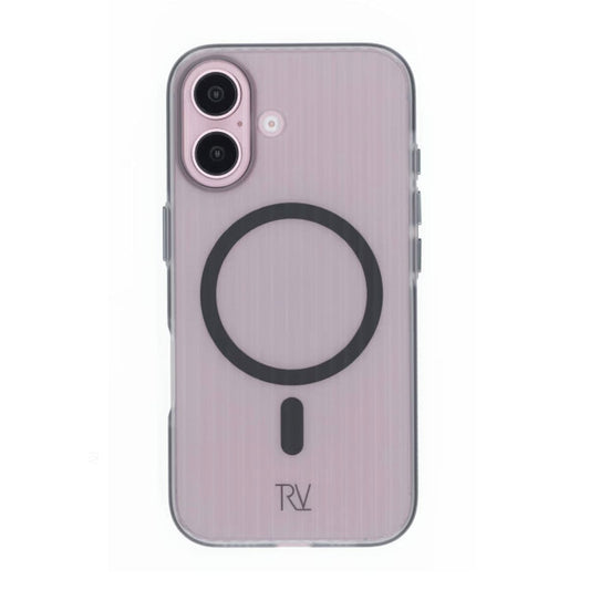iPhone 16 Mobilskal Korrugerad Magsafe Rvelon - Grå image 2
