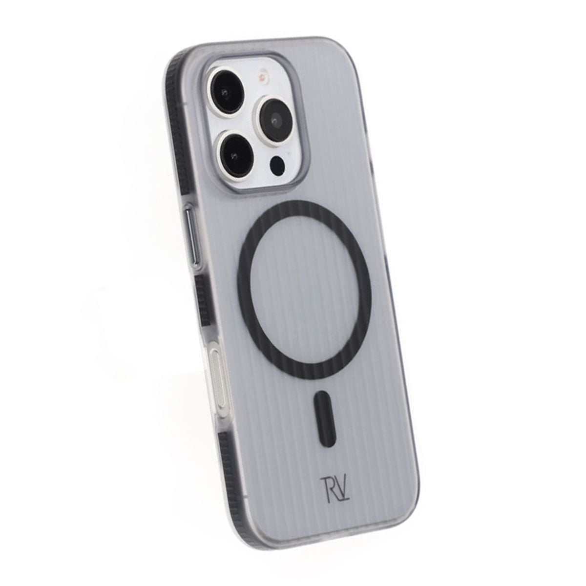iPhone 16 Pro Mobilskal Korrugerad Magsafe Rvelon - Svart image 4