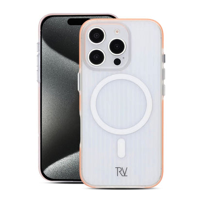 iPhone 16 Pro Mobilskal Korrugerad Magsafe Rvelon - Orange image 1