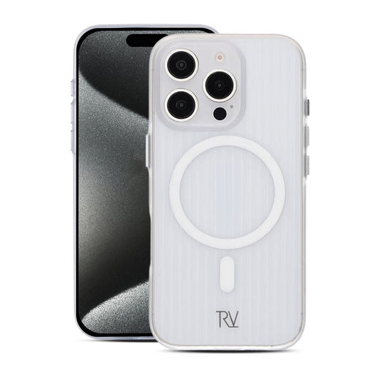 iPhone 16 Pro Max Mobilskal Korrugerad Magsafe Rvelon - Transparent image 1