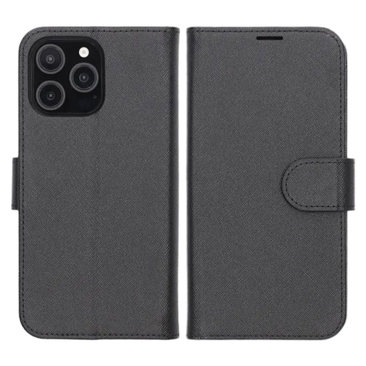 iPhone 16 Pro Plånboksfodral med Stativ - Svart image 1