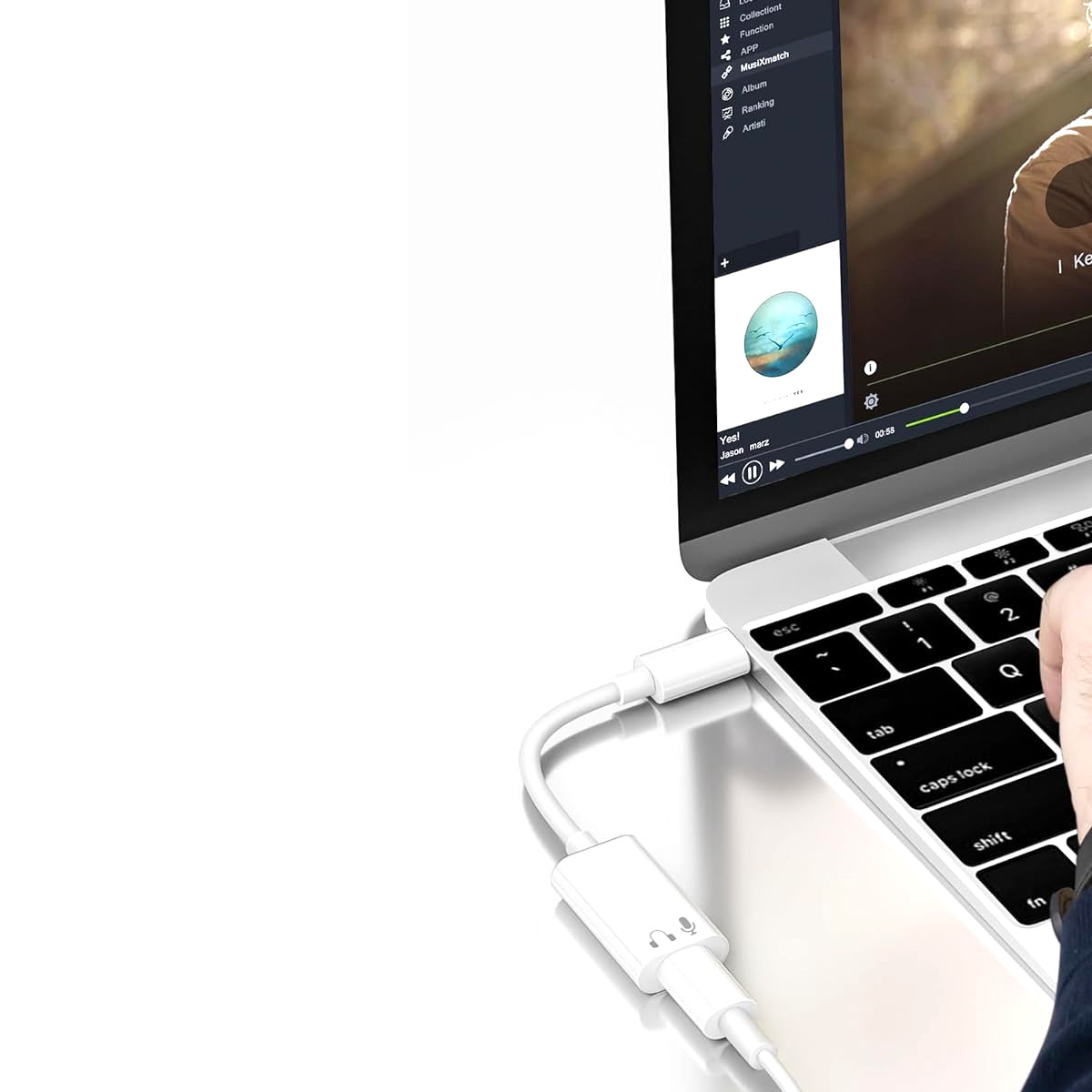 USB C Till lightning Hörlursadapter image 3