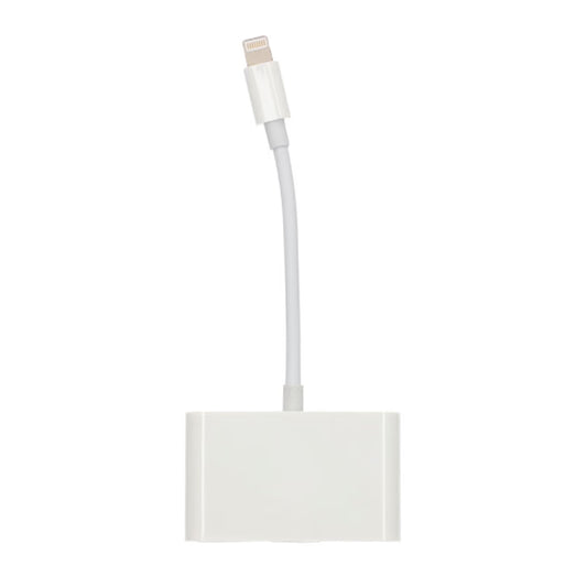 Lightning till Ethernet + Lighnting + USB A image 2