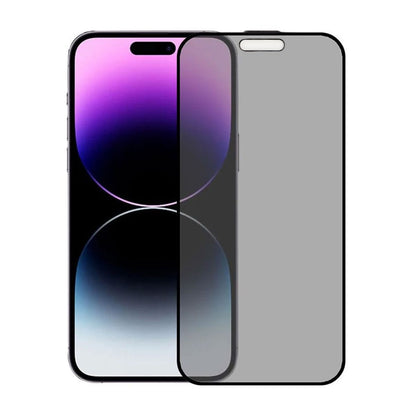 Skärmskydd Privacy Härdat Glas iPhone 16 Pro Max - Svart (bulk) image 1