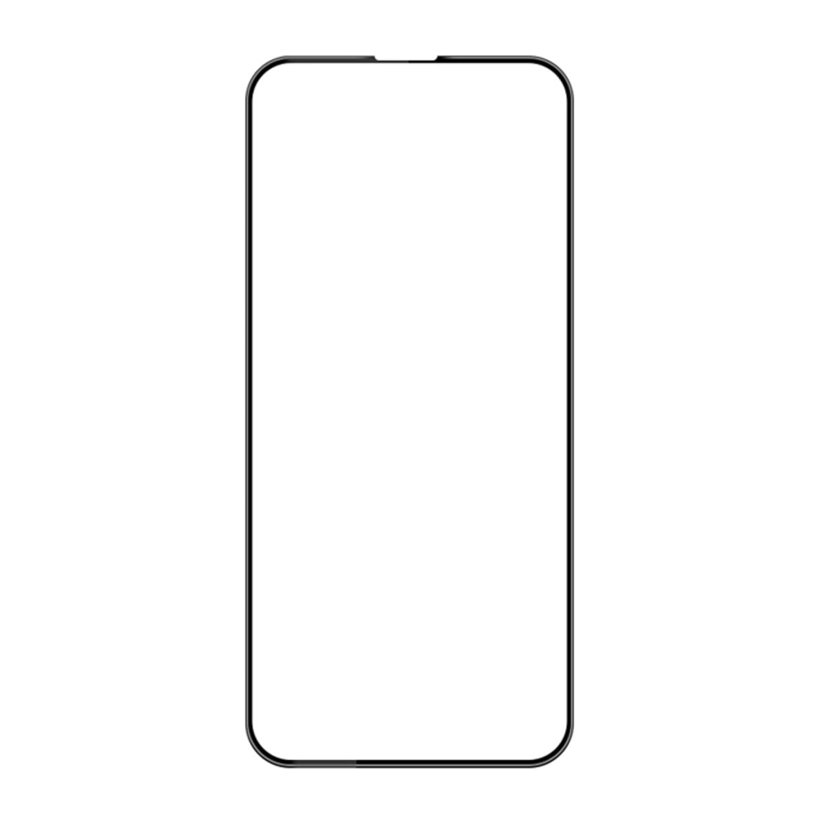 Skärmskydd iPhone 16 Pro/17 Härdat Glas - Svart (bulk) image 2