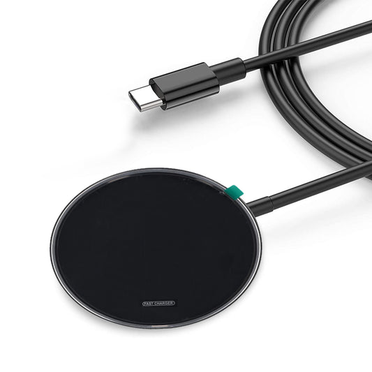 Trådlös Laddare 15W Aluminum - Svart image 1