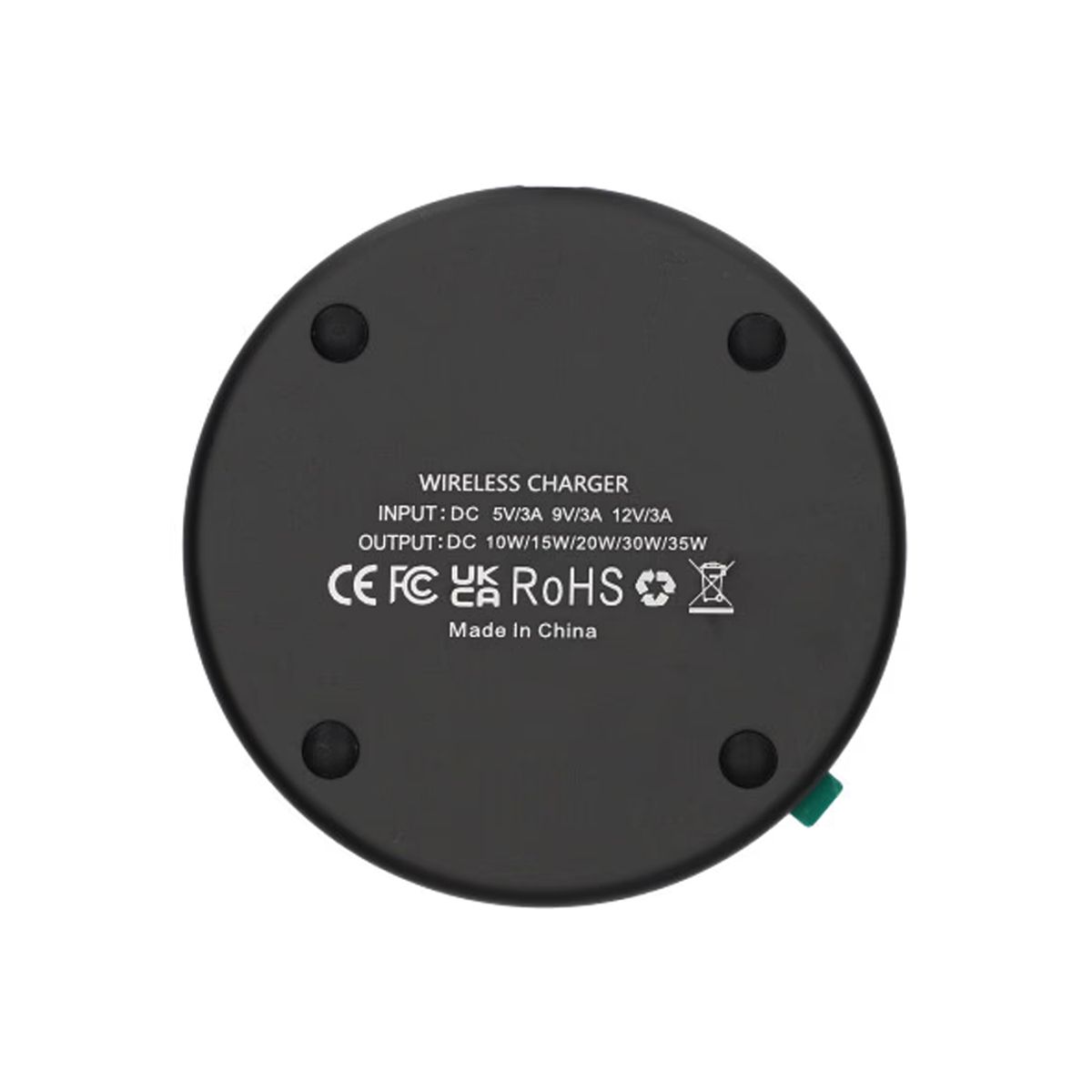 Trådlös Laddare 15W Aluminum - Svart image 3