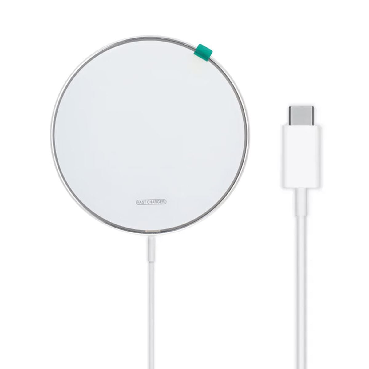 Trådlös Laddare 15W Aluminum - Vit image 1
