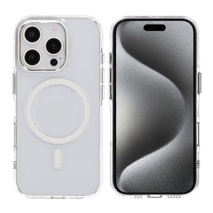 iPhone 16 Pro Mobilskal TPU med Magnet Rvelon - Transparent image 1