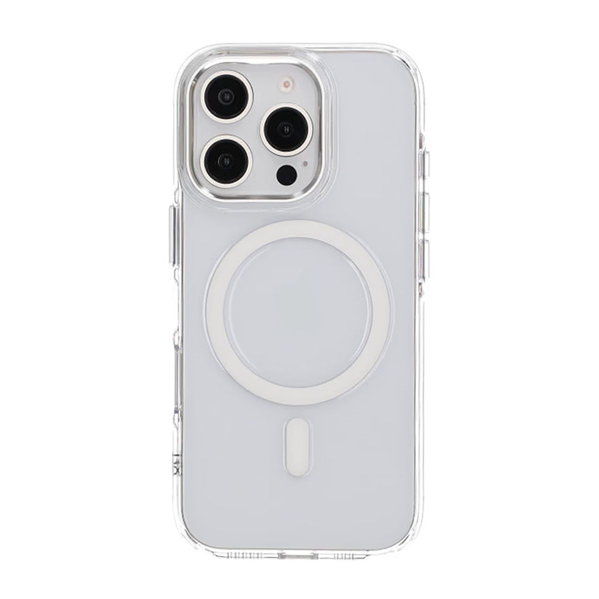 iPhone 16 Pro Mobilskal TPU med Magnet Rvelon - Transparent image 3