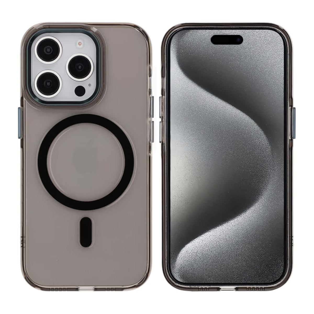 iPhone 14 Pro Mobilskal TPU med Magnet Rvelon - Svart image 1