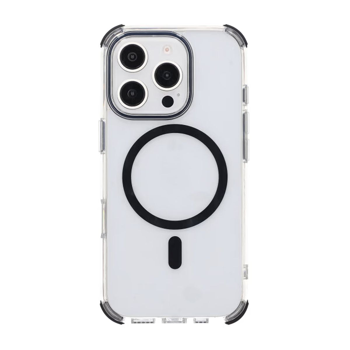 iPhone 16 Pro Max Rvelon Mobilskal Magnet med Kantskydd - Svart image 3
