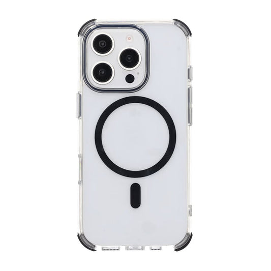 iPhone 16 Pro Max Rvelon Mobilskal Magnet med Kantskydd - Svart image 3
