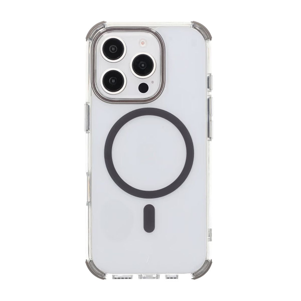 iPhone 16 Pro Rvelon Mobilskal Magnet med Kantskydd - Grå image 3