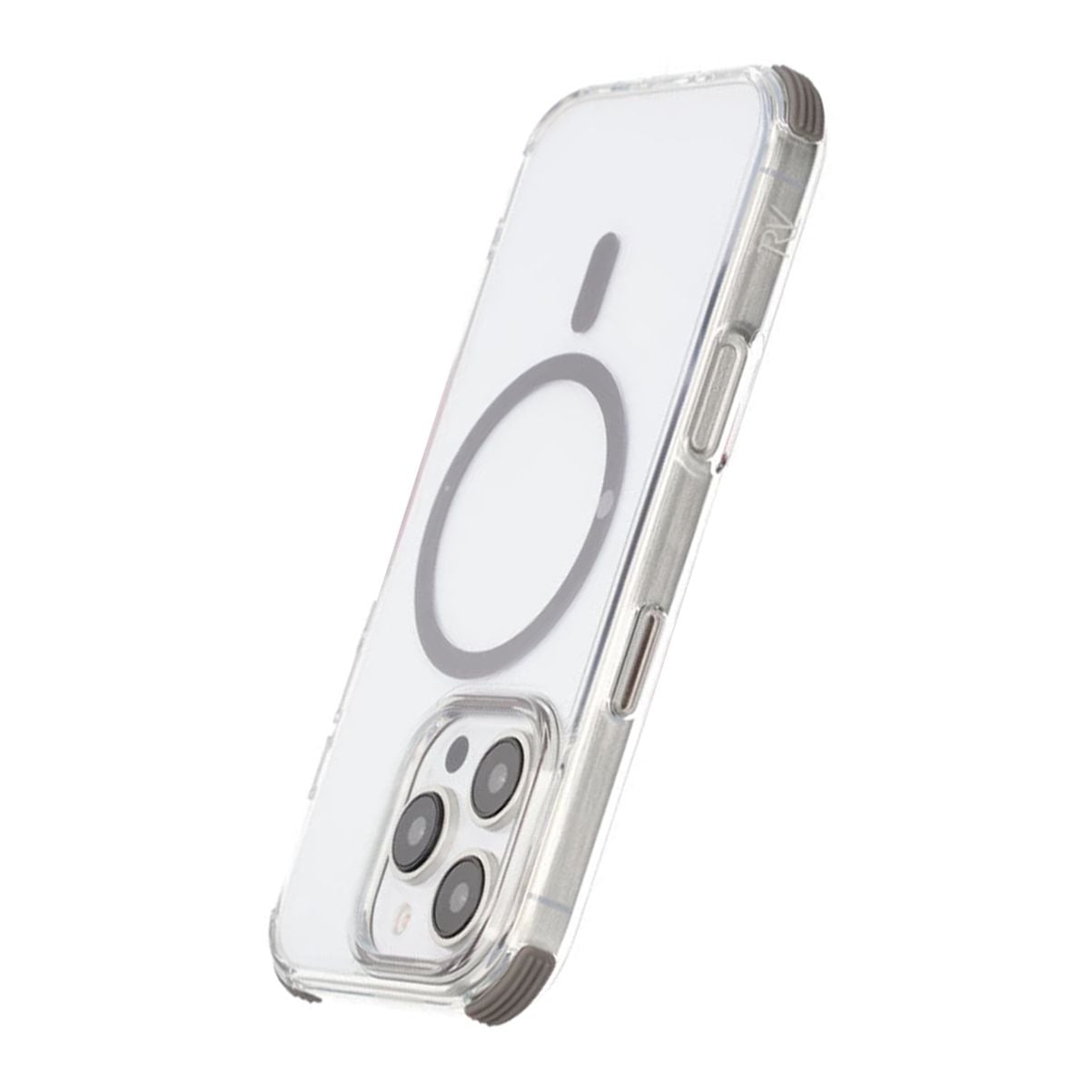 iPhone 16 Pro Rvelon Mobilskal Magnet med Kantskydd - Grå image 4