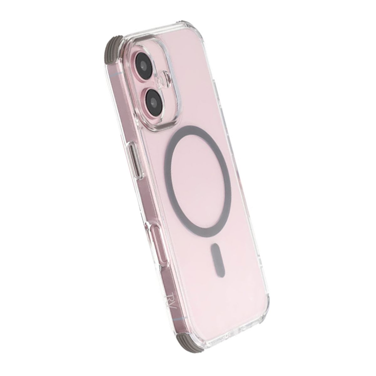 iPhone 16 Rvelon Mobilskal Magnet med Kantskydd - Grå image 4