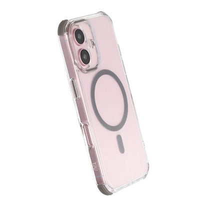 iPhone 16 Rvelon Mobilskal Magnet med Kantskydd - Grå image 4