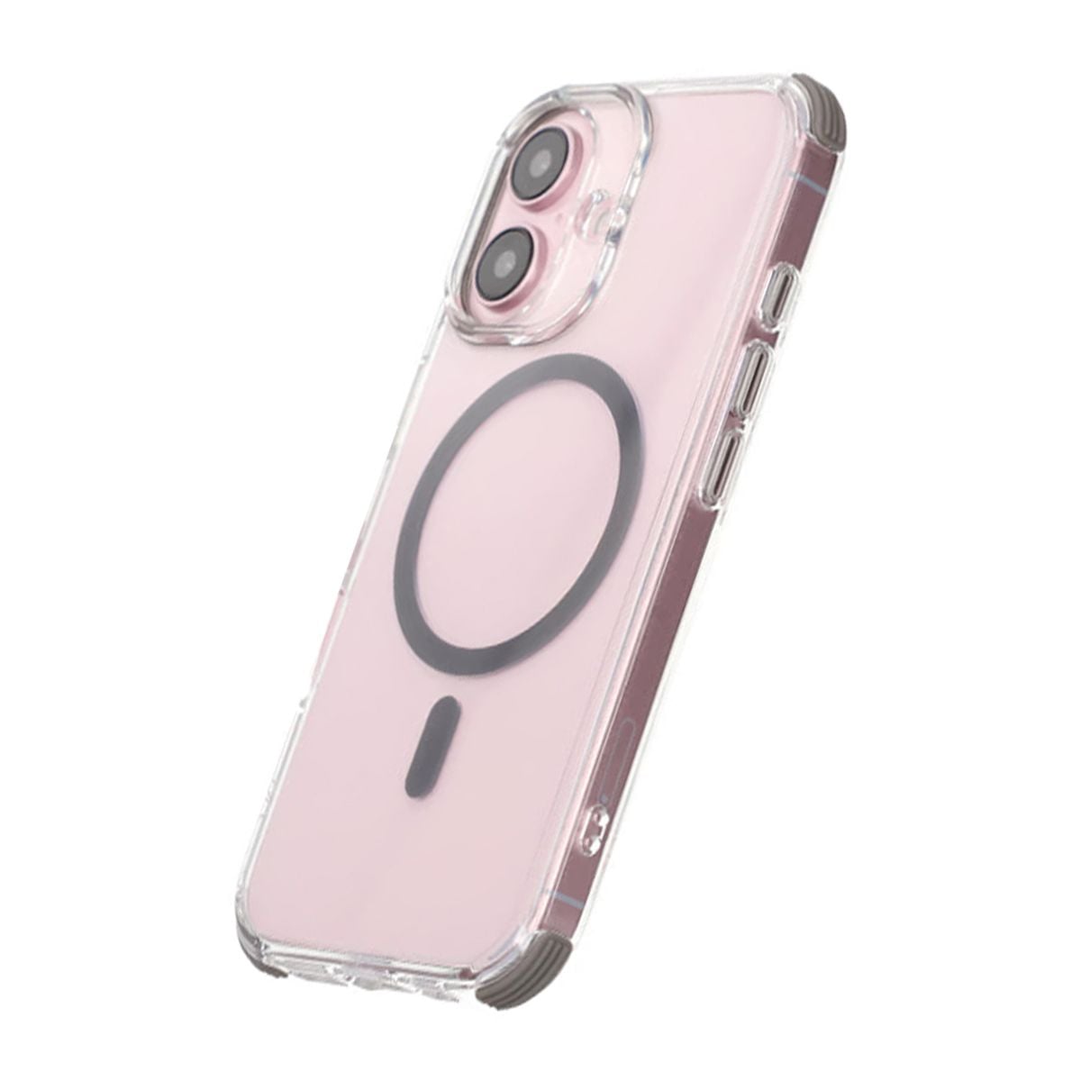iPhone 16 Rvelon Mobilskal Magnet med Kantskydd - Grå image 5