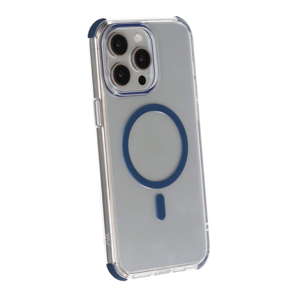 iPhone 15 Pro Rvelon Mobilskal Magnet med Kantskydd - Blå image 5