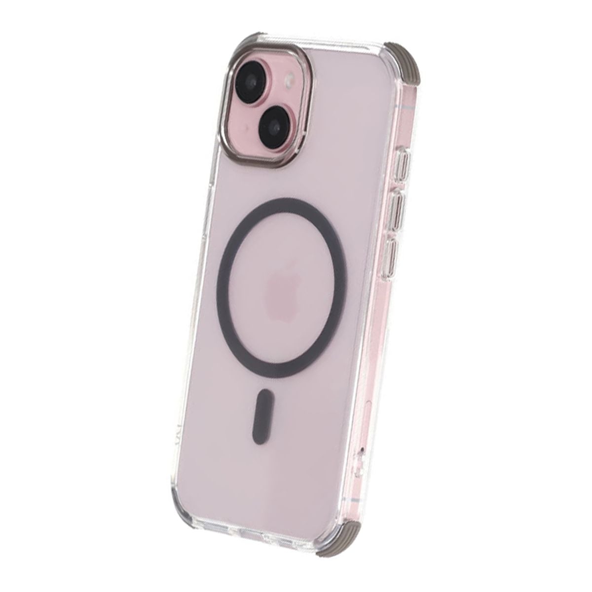 iPhone 15 Rvelon Mobilskal Magnet med Kantskydd - Grå image 5