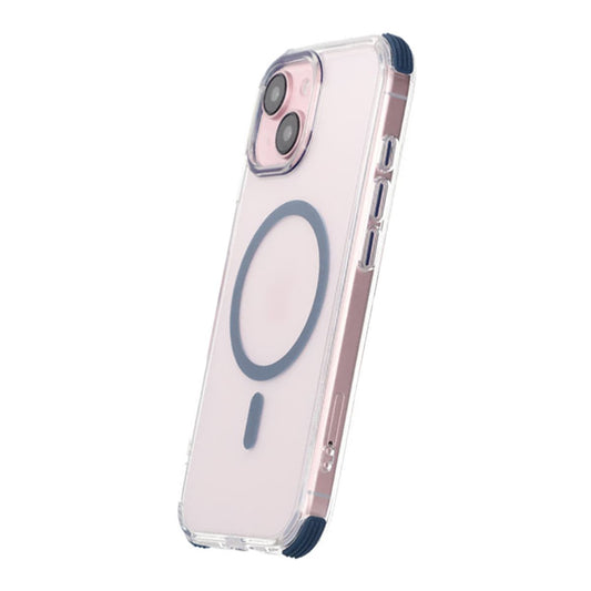iPhone 15 Rvelon Mobilskal Magnet med Kantskydd - Blå image 4