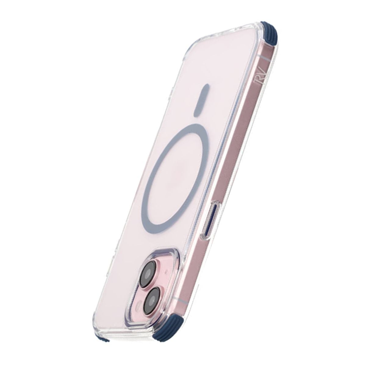 iPhone 15 Rvelon Mobilskal Magnet med Kantskydd - Blå image 5