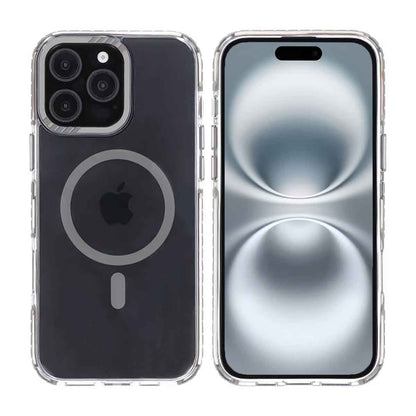 iPhone 16 Pro Max Rvelon Mobilskal Magnet Förstärkt - Grå image 1