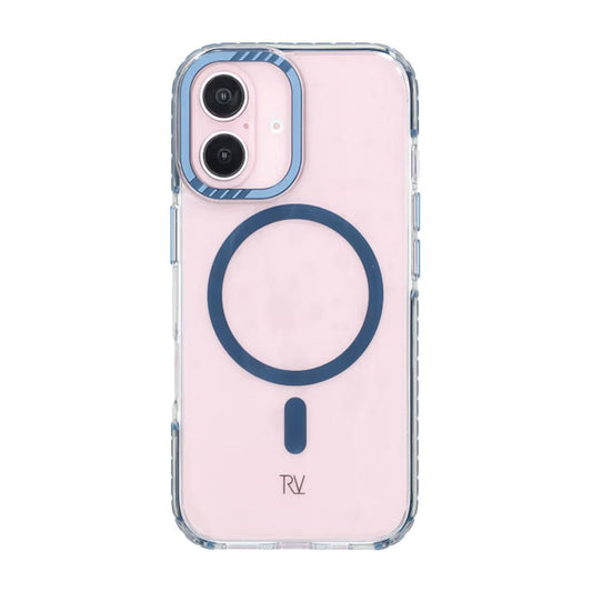 iPhone 16 Rvelon Mobilskal Magnet Förstärkt - Blå image 3