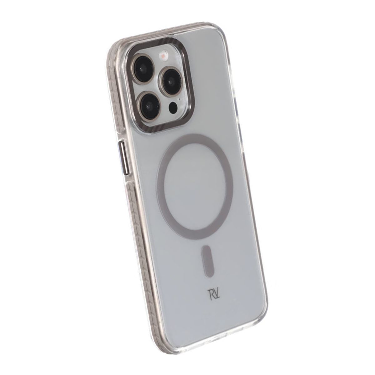 iPhone 15 Pro Max Rvelon Mobilskal Magnet Förstärkt - Grå image 4
