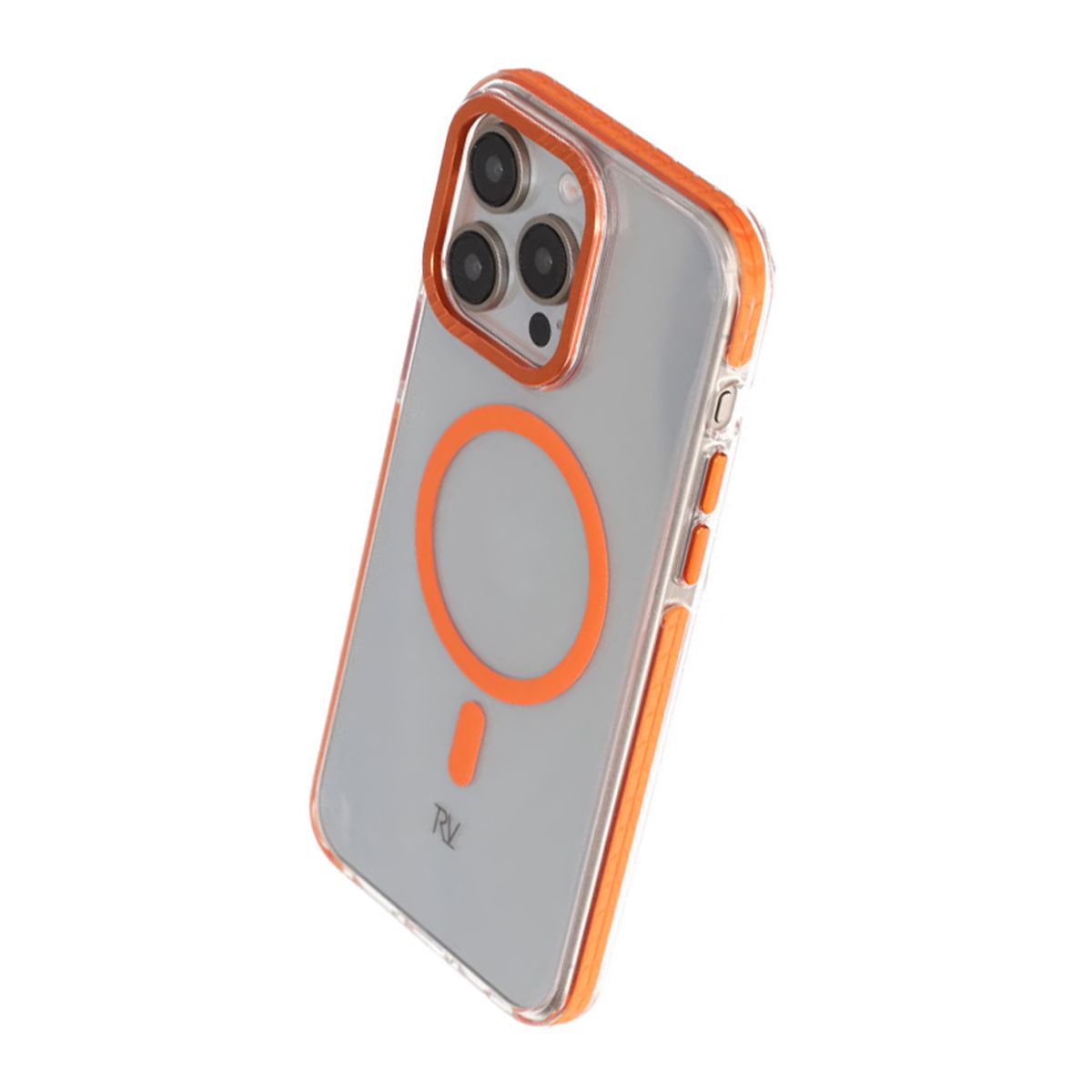 iPhone 15 Pro Max Rvelon Mobilskal Magnet Förstärkt - Orange image 5