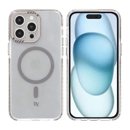 iPhone 15 Pro Rvelon Mobilskal Magnet Förstärkt - Grå image 1