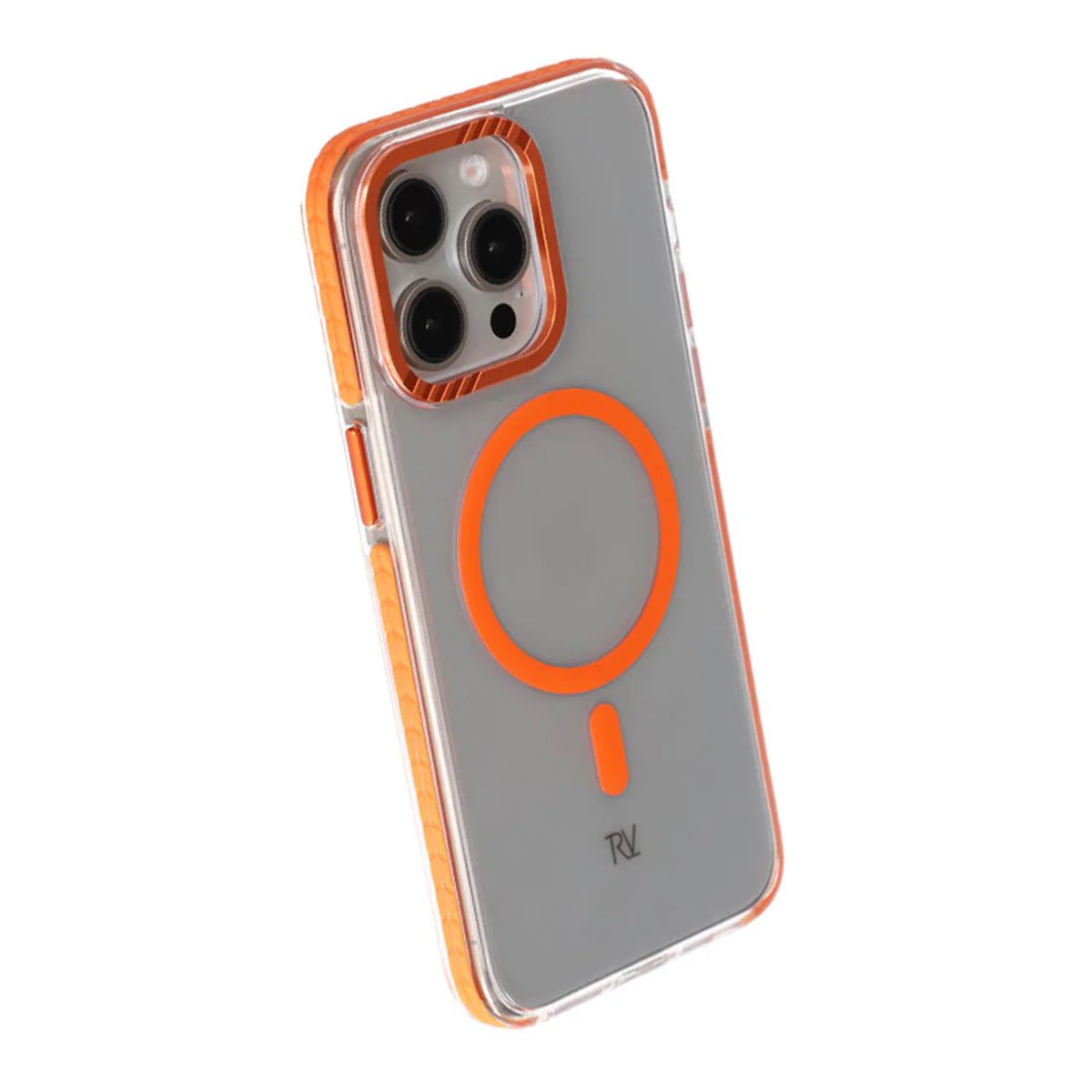iPhone 15 Pro Rvelon Mobilskal Magnet Förstärkt - Orange image 4