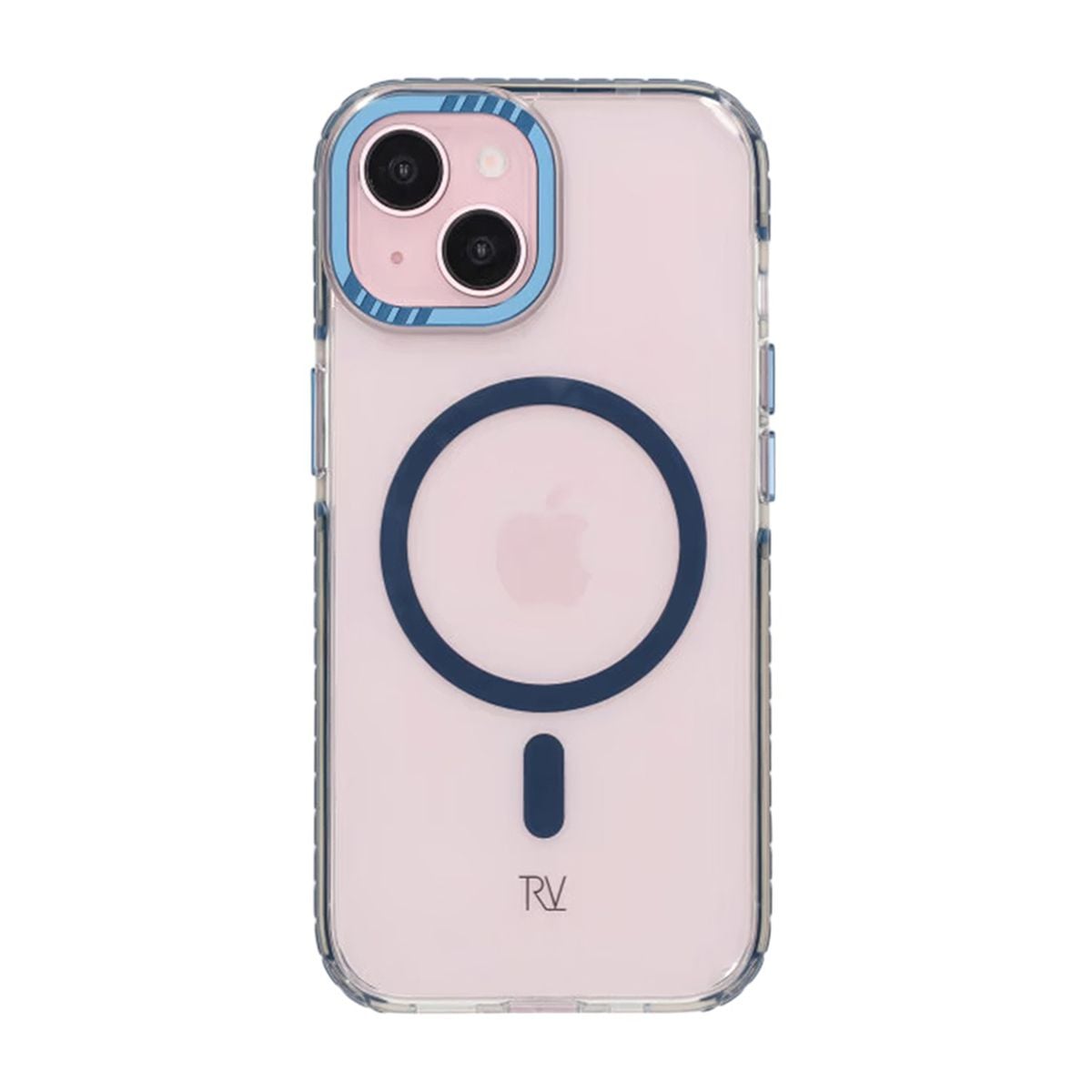 iPhone 15 Rvelon Mobilskal Magnet Förstärkt - Blå image 3