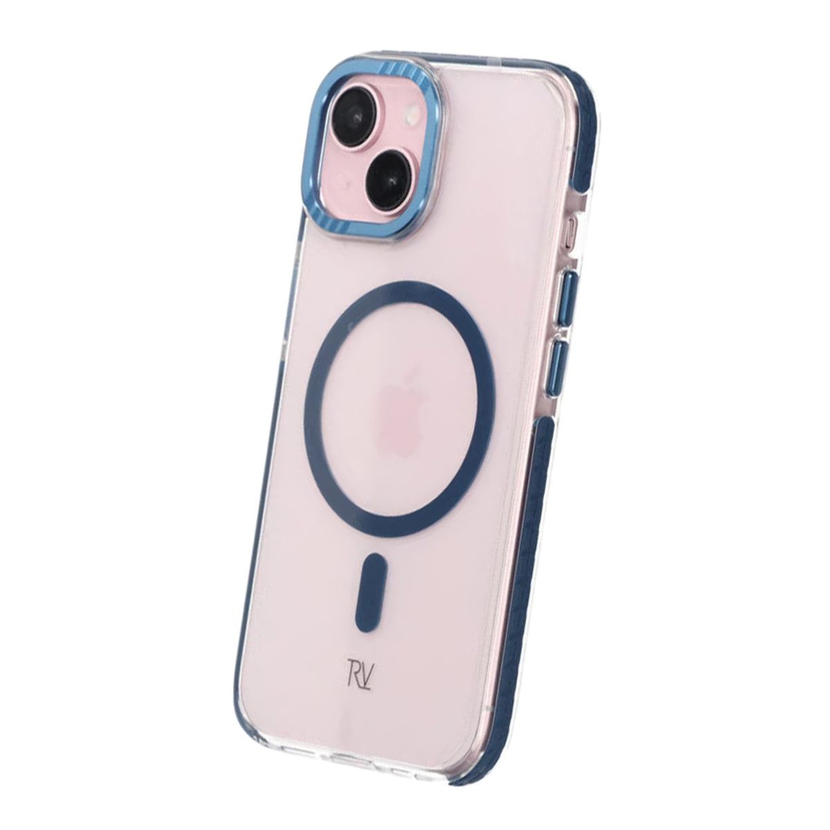 iPhone 15 Rvelon Mobilskal Magnet Förstärkt - Blå image 4