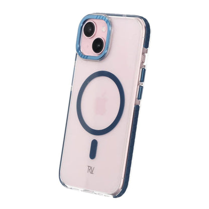 iPhone 15 Rvelon Mobilskal Magnet Förstärkt - Blå image 4