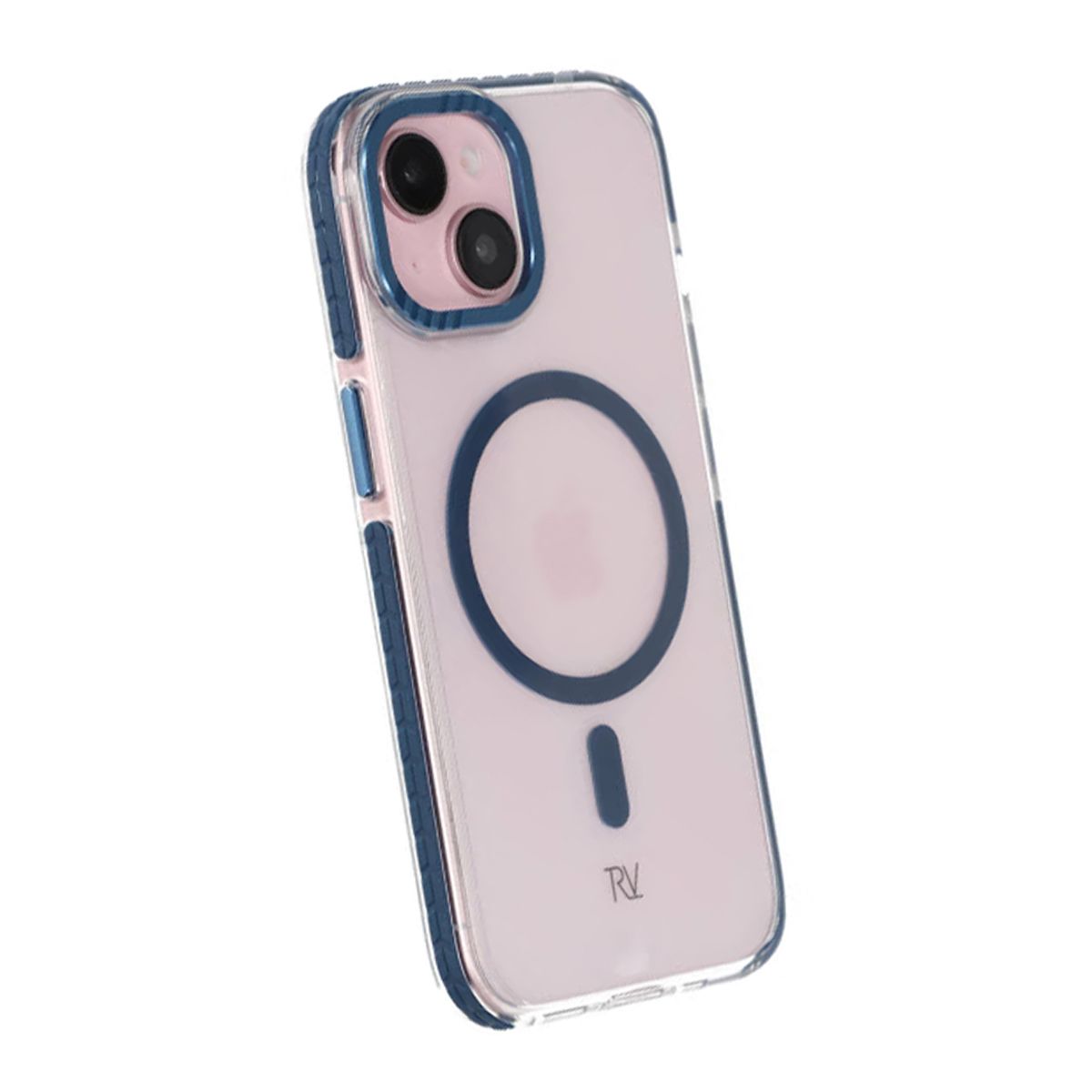iPhone 15 Rvelon Mobilskal Magnet Förstärkt - Blå image 5