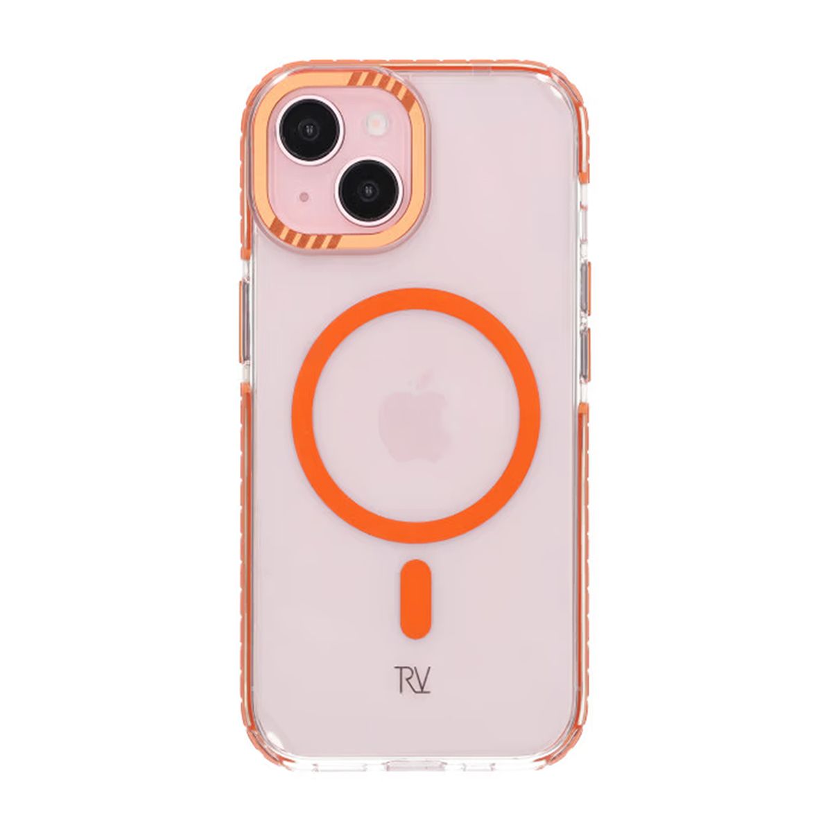 iPhone 15 Rvelon Mobilskal Magnet Förstärkt - Orange image 3