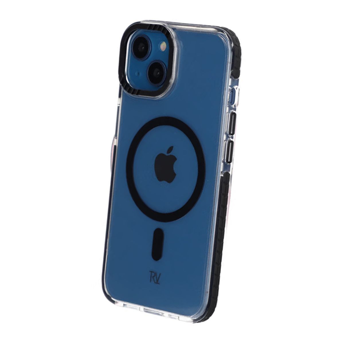 iPhone 13/14 Rvelon Mobilskal Magnet Förstärkt - Svart image 4