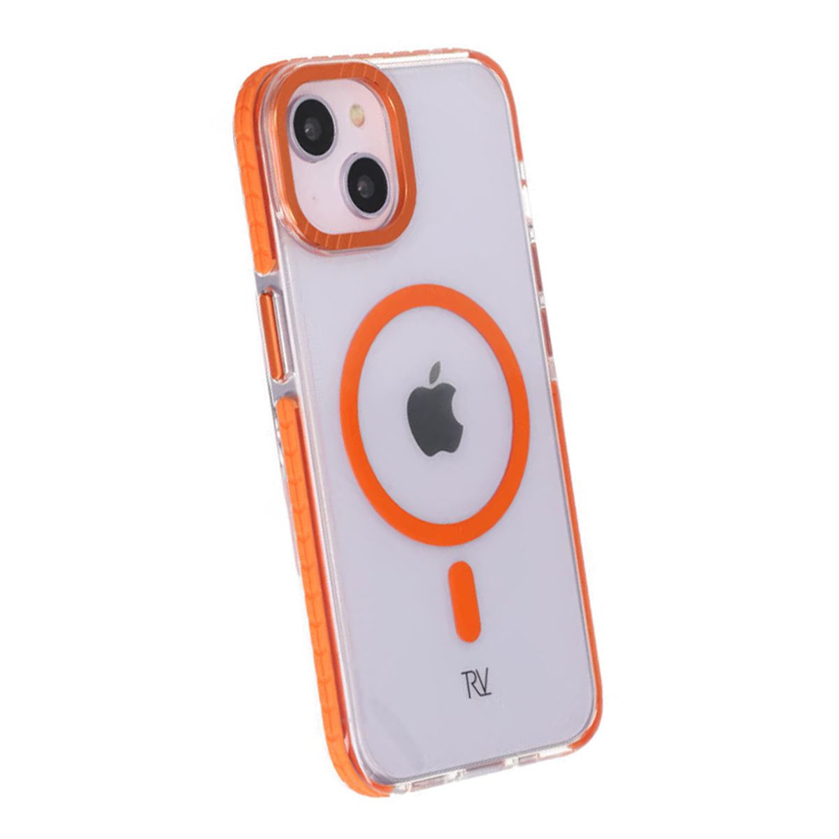 iPhone 13/14 Rvelon Mobilskal Magnet Förstärkt - Orange image 4