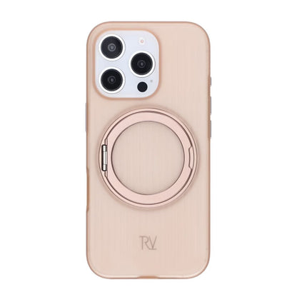 iPhone 16 Pro Rvelon Skal Roterande Magnet Stativ - Brons image 3