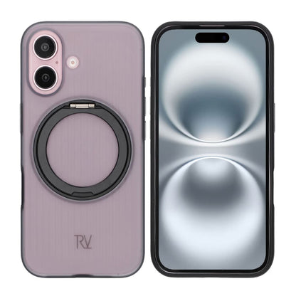 iPhone 16 Rvelon Skal Roterande Magnet Stativ - Svart image 1