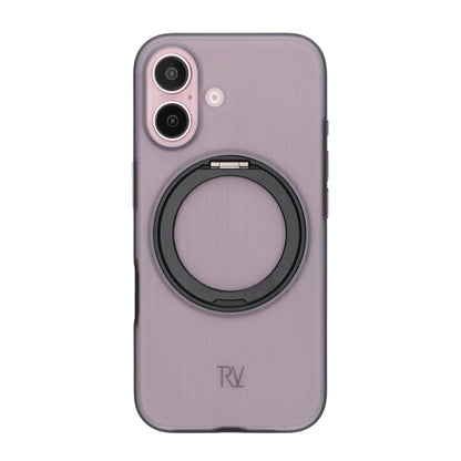 iPhone 16 Rvelon Skal Roterande Magnet Stativ - Svart image 3