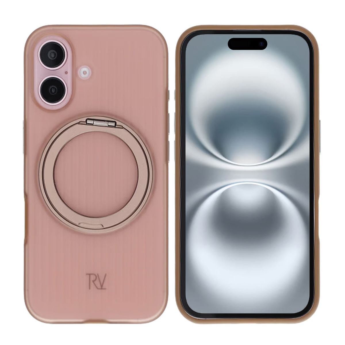 iPhone 16 Rvelon Skal Roterande Magnet Stativ - Brons image 1