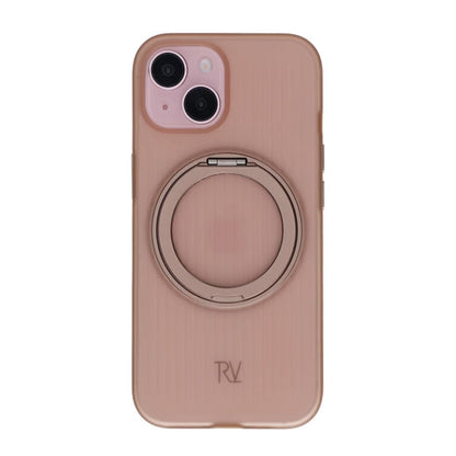 iPhone 15 Rvelon Skal Roterande Magnet Stativ - Brons image 3