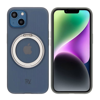 iPhone 13/14 Rvelon Skal Roterande Magnet Stativ - Grå image 1