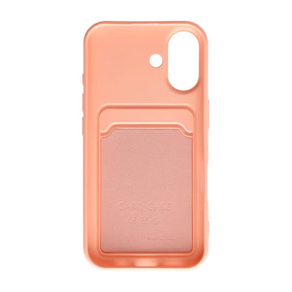 Mobilskal iPhone 16 Silikon med Korthållare - Rosa image 3