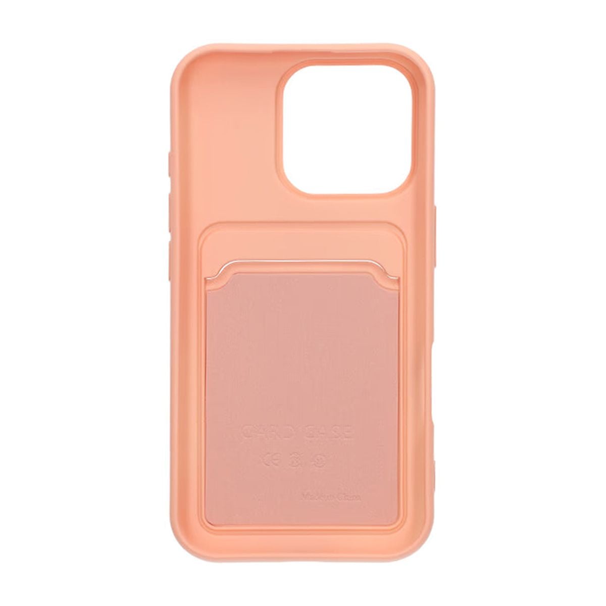 Mobilskal iPhone 16 Pro Silikon med Korthållare - Rosa image 3