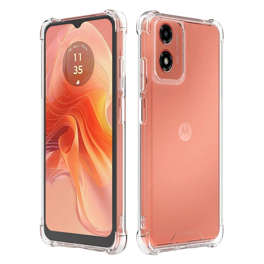 Motorola Moto E14/G24/G04 Mobilskal Stöttåligt - Transparent image 1