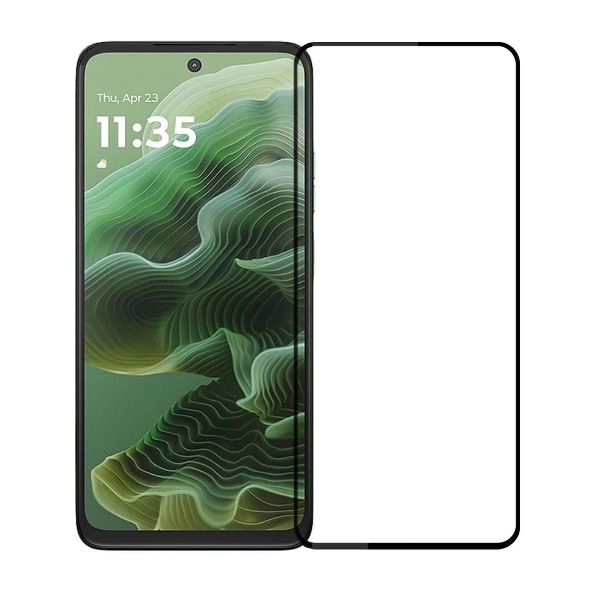 Skärmskydd Motorola G55 3D Härdat Glas - Svart image 1