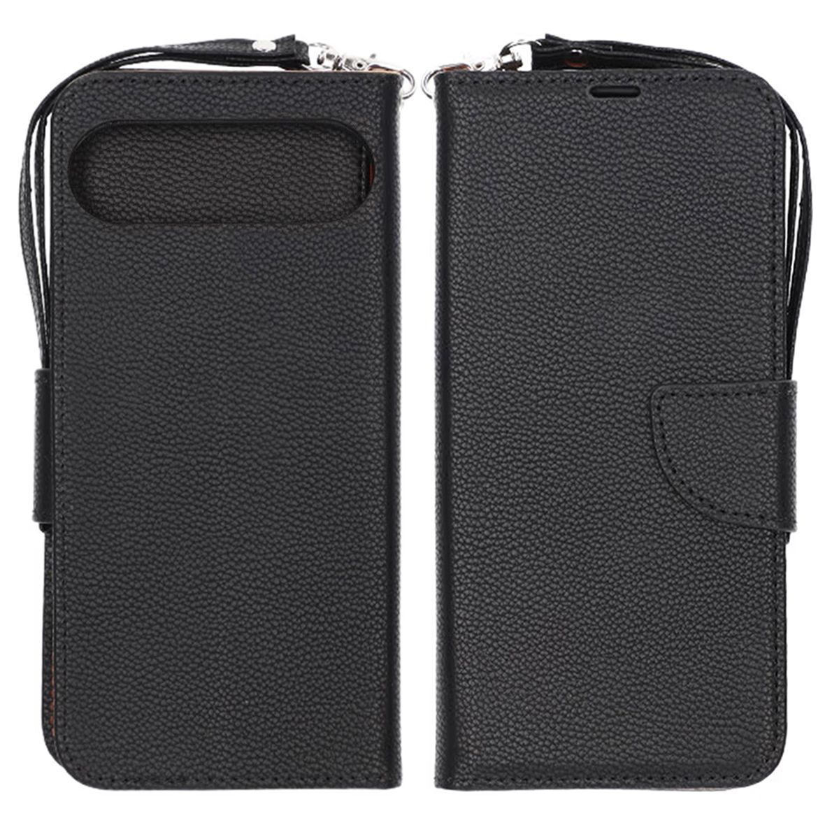 Pixel 9 Pro Plånboksfodral med Stativ - Svart image 1